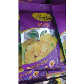 ขนุนทอดกรอบ  ขนมขนุนอบกรอบ  80 กรัม (jackfruit chips)