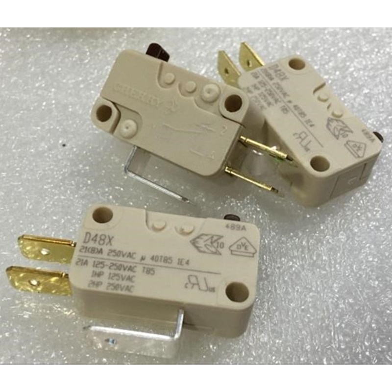 เยอรมัน 1 ชิ้น cherry Micro Switch D48X กระแสไฟสูง 21A 250V เครื่องทําน้ําอุ่นจํากัดสวิตช์สัมผัส Mlb