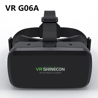 【จัดส่งที่รวดเร็ว】【3D VR GLASSES】Virtual Reality แว่น VR 3D, แว่นตา VR 3 มิติ VR SHINECON G06A