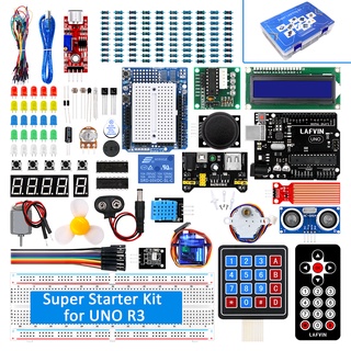 【พร้อมส่ง】LAFVIN ชุดสตาร์ทเตอร์ Super Starter สําหรับ Arduino Uno R3 พร้อม Tutorail,มีเก็บเงินปลายทาง