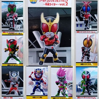 WCF Heisei Kamen Rider โมเดลมาสค์ไรเดอร์ยุคเฮย์เซย์ ตัวหัวโตน่ารักน่าสะสม ของใหม่ของแท้จากญี่ปุ่น