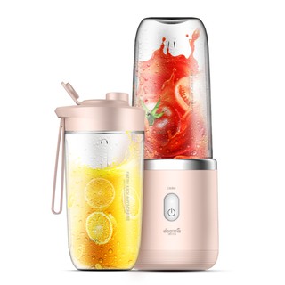 เครื่องปั่นน้ำผลไม้แบบพกพา xiaomi deerma Juicer wireless home automatic fruit and vegetable multi-function