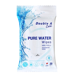 Double A Care Pure Water Wipes 20 Sheets