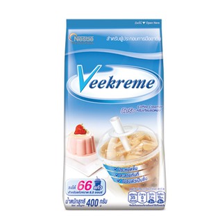 ครีมเทียม ถุง 400 กรัม วี ครีม Non-dairy creamer bag 400 grams.