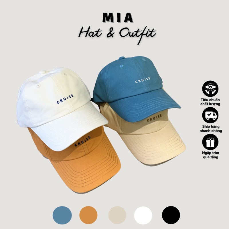 CRUISE หมวกเครปผ้าหยาบ Unisex Miam020