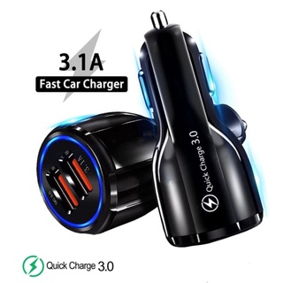 ที่ชาร์จแบตในรถ USB 2 พอร์ตโทรศัพท์ในที่ชาร์จแบตในรถ Fast Charging 12V-24V สำหรับ OPPO Auto TypeC PD 3.0