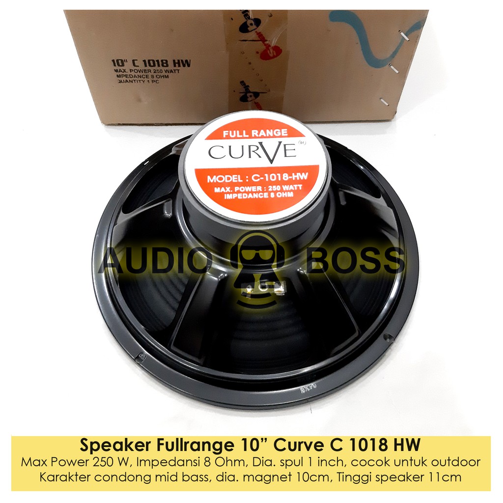 ล าโพง C 1018 Hw Curve ล าโพง 10 1018 Hw ขนาด 10 น ว Shopee Thailand