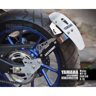 กันดีด Mslaz / R15 / MT-15 สแตนเลส​แท้​ mudguard​ stainless​ steel.สินค้าของไทย