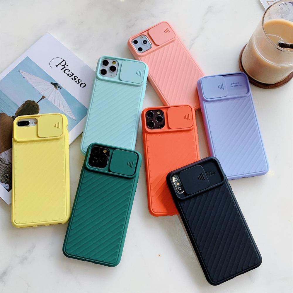Lovebay ป้องกันกล้องกันกระแทกเคสโทรศัพท์สําหรับ Samsung Galaxy A51 A11 M11 M40s A01 Solid Soft TPU ซิลิโคนปกหลัง