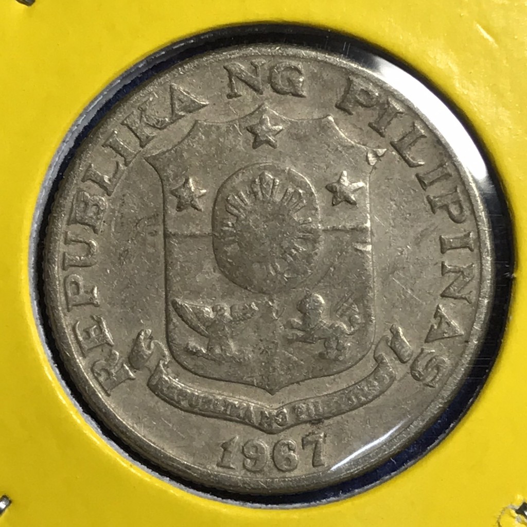 No.14453 ปี1967 ฟิลิปปินส์ 25 SENTIMOS เหรียญเก่า เหรียญต่างประเทศ เหรียญสะสม เหรียญหายาก ราคาถูก