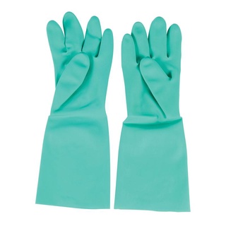 ถุงมือยางไนไตร 14 นิ้ว L สีเขียว ไมโครเท็กซ์ ถุงมือยาง Nitrile Gloves 14 inch L Green Microtex