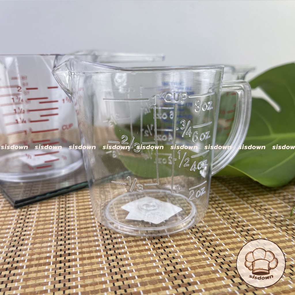 แก้วตวง ถ้วยตวงพลาสติก ที่ตวง ถ้วยตวงพลาสติกด้ามยาว 250,500ml. เหยือกตวง food grade ตวงน้ำ - รูปที่ 4