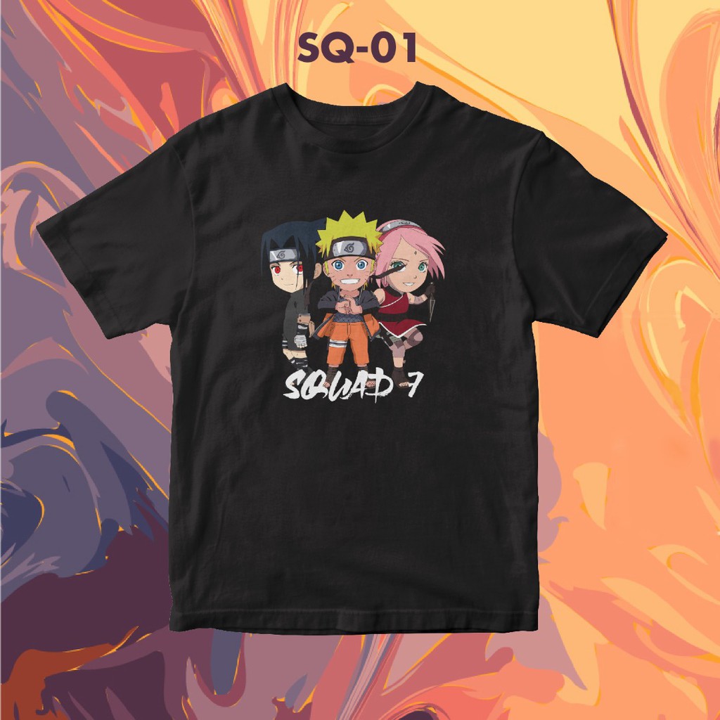 เสื้อยืด Naruto squad7