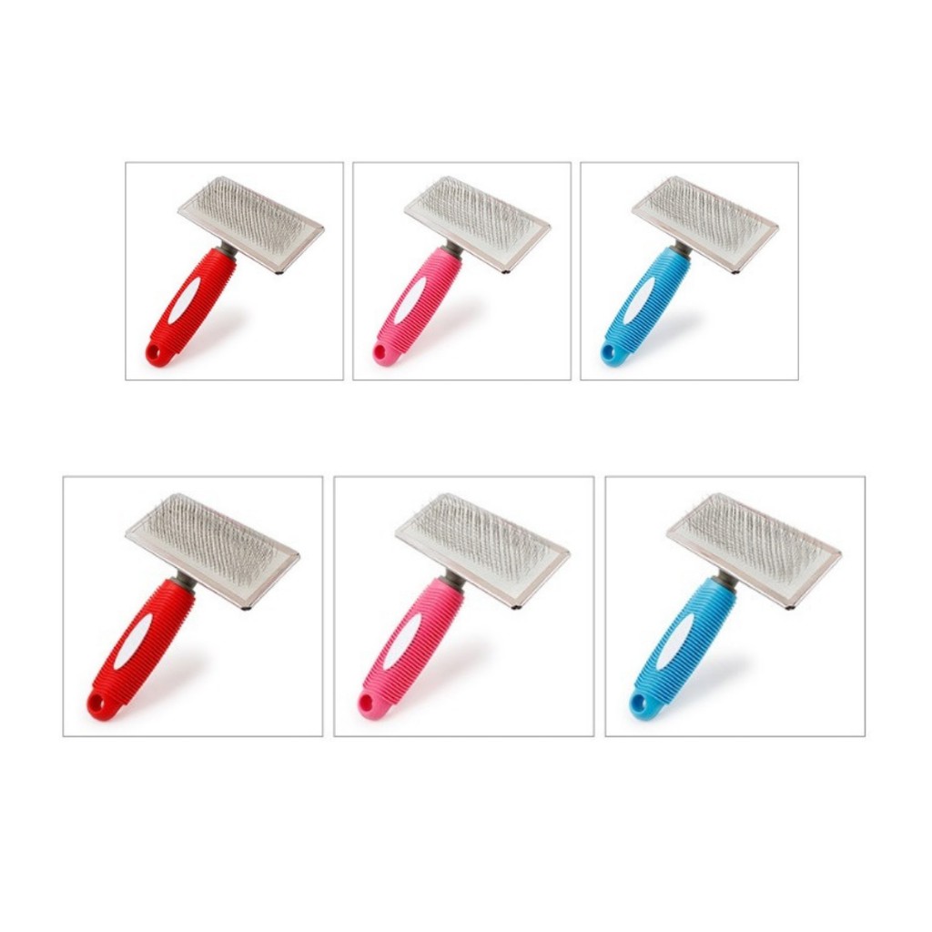 (กำจัดสังกะตัง) แปรงขนแมว แปลงขนสุนัข ใช้แปรงขน  สุนัข แมว สัตว์เลี้ยง ทำให้ขนฟูสวย ลดขนพันกัน - รูปที่ 7