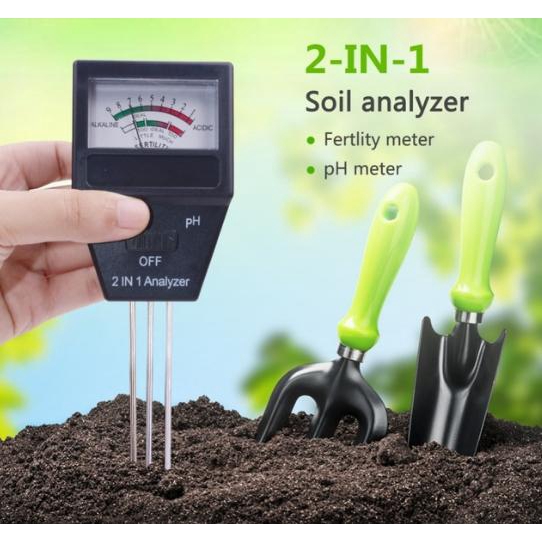 จุดท้องถิ่น！เครื่องวัดค่า pH ดินและ NPK (NPK) ห์ดินเครื่องทดสอบความอุดมสมบูรณ์ของดินและเครื่องวัดค่า pH ดินไทย