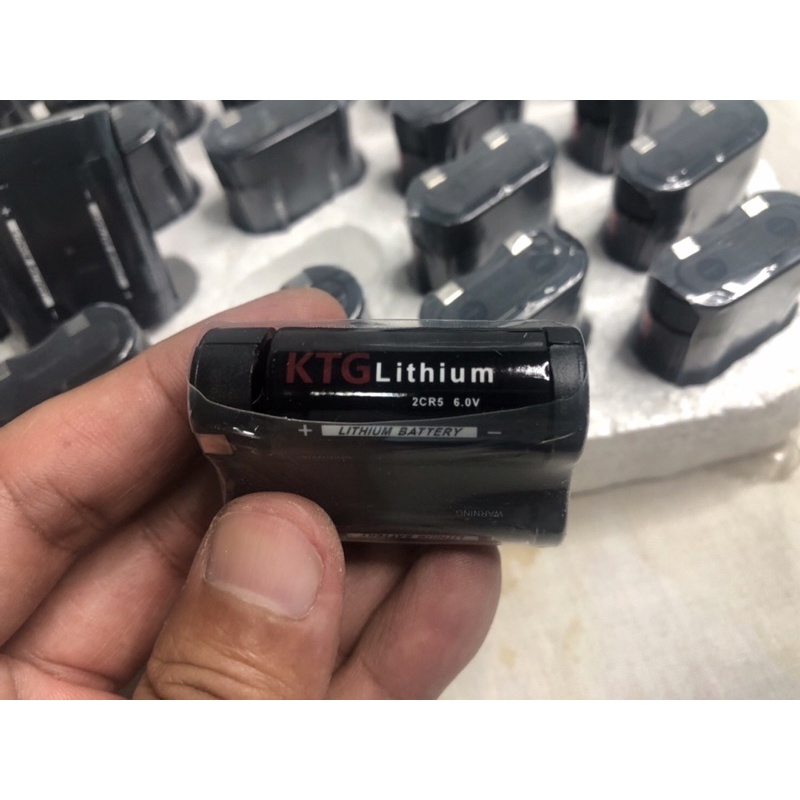 ถูกสุดๆแท้ 2cr5 ถ่านlithium ยี่ห้อ KTG 2cr5 ลิเธียม 2cr5 lithium 6v ...