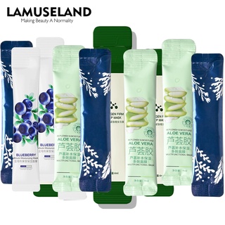 Lamuseland มาส์กคอลลาเจน ไวท์เทนนิ่ง ให้ความชุ่มชื้น ต่อต้านริ้วรอย ขนาด 4 มล. 5 ชิ้น ต่อชุด