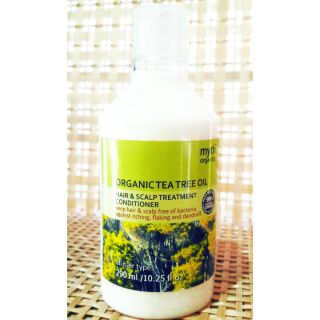 ครีมนวดผมออแกนิคทีทรีออยล์ myth Organic Tea Tree Oil Hair &amp; Scalp Treatment Conditioner 290 ml