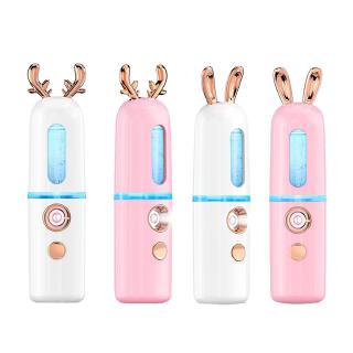 READY STOCK เครื่องพ่นไอน้ำนาโนความชื้นแบบพกพาที่หน้า Facial Cooling Nano Spray