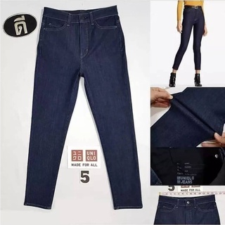 5.UNIQLO เอวสูง #ขายดีมาก HIGH WAIST SKINNY เอววัดจริง 24 , 26