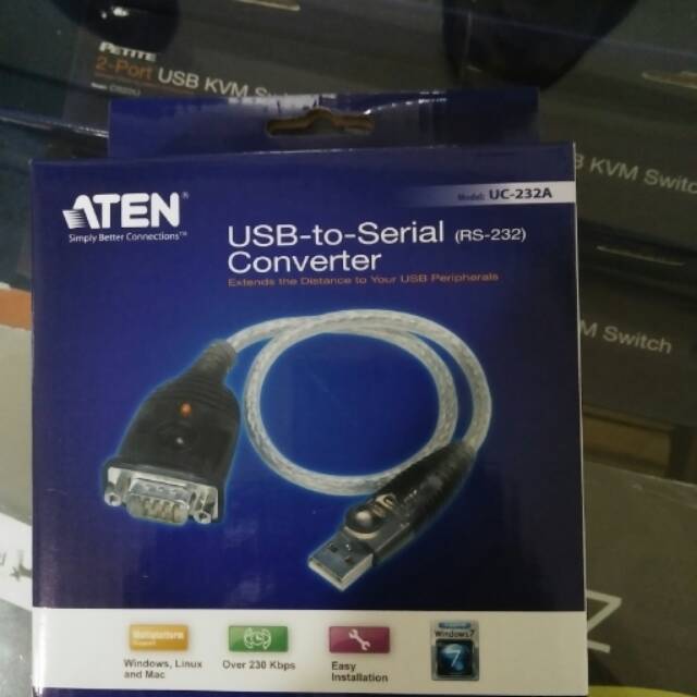 สายแปลง ATEN USB to Serial (RS-232)