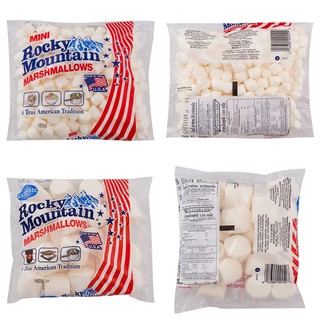 มาชเมลโล่ คลาสสิค ร็อกกี้ เมาท์เทน Rocky Mountain Marshmallow Classic 150g.  มีทั้งแบบเม็ดเล็กและเม็ดใหญ่สามารถทานเล่น