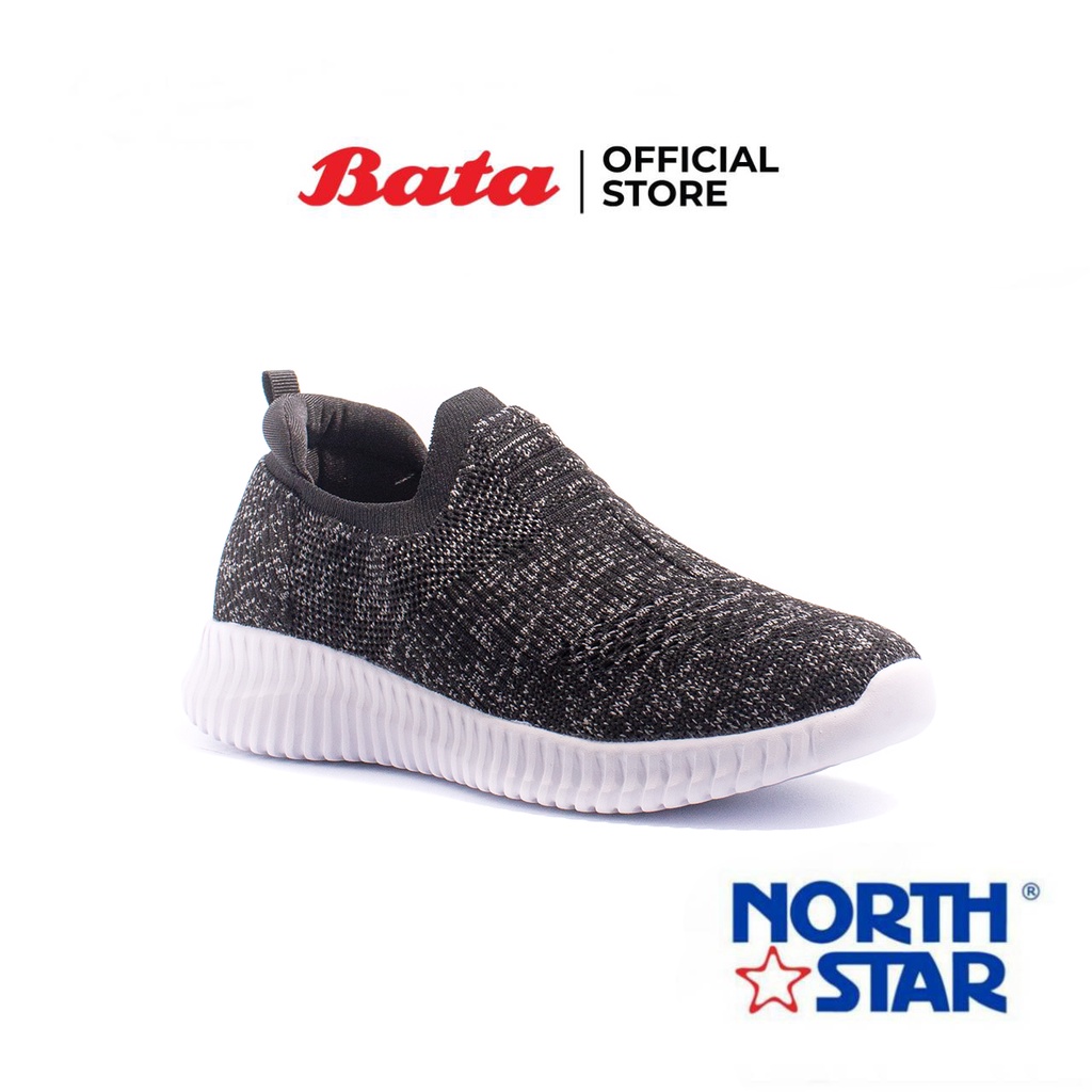 Bata บาจา ยี่ห้อ North Starรองเท้าผ้าใบแบบสวม สนีคเกอร์ แฟชั่น รองรับน้ำหนักเท้า สำหรับผู้หญิง รุ่น Yulissa สีดำ 5596108