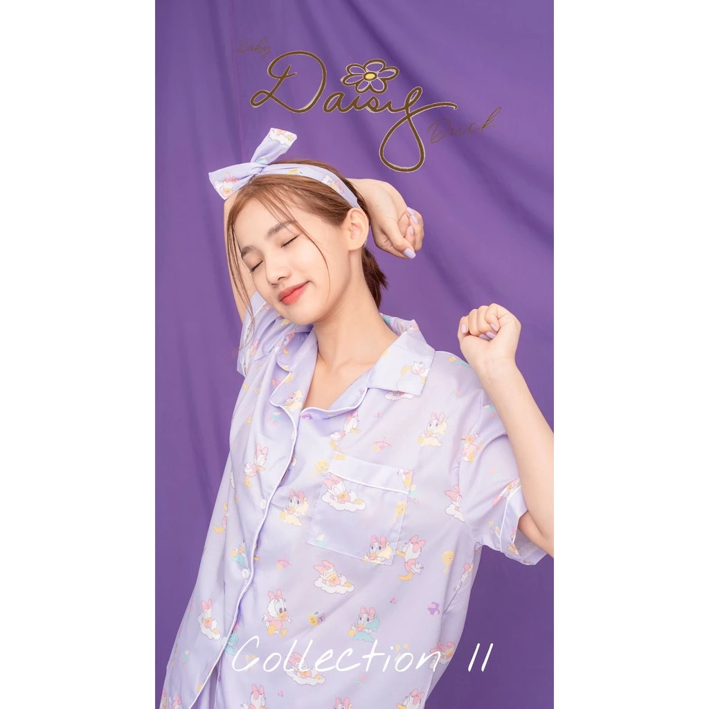 ชุดนอน 11th Collection 'Baby D a i s y Duck' สี Lavender(ม่วงพาสเทล)
