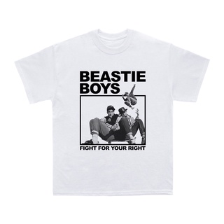 ผ้าฝ้ายแท้เสื้อยืด พิมพ์ลาย Beastie BOYS - Light FOR YOUR Light สําหรับผู้ชายS-4XL