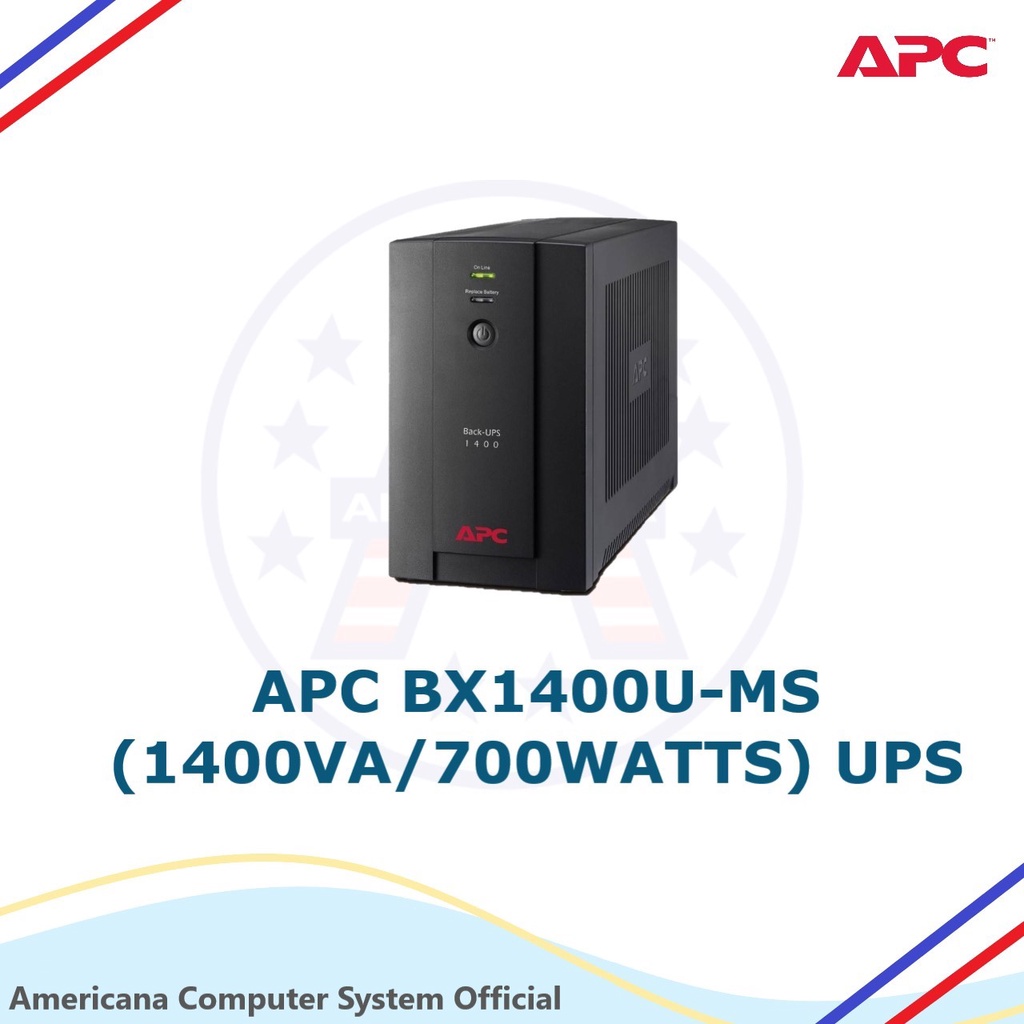 UPS APC BX1400U-MS (1400VA /700W) (BX1400U-MS)