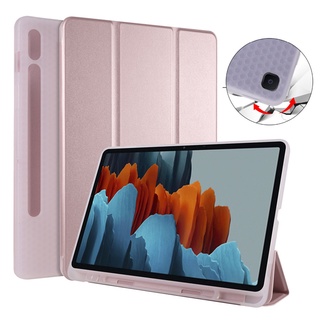 Tablet Case for Samsung Galaxy Tab S8 S7 11&amp;#39;&amp;#39; SM-T870 with Pencil Holder Folio Shell For Galaxy Tab S7 S 7 FE S8