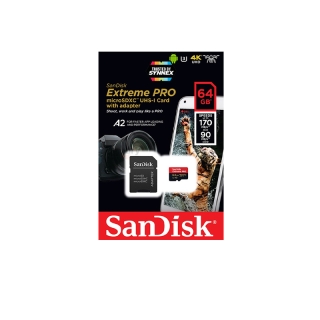 โปรโมชั่น : SANDISK เมมโมรี่การ์ด New Micro SD card ExtremePRO 32GB64GB128GB A2 UHS-I U3 200MBsSDSQXCD memory card ของแท้