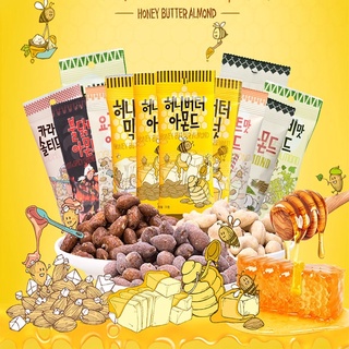 พร้อมส่ง ถั่วเกาหลี Tom’s farm อัลมอนด์เกาหลี น้ำผึ้ง honey butter รสวาซาบิ ทิรามิสุ salt caramel อัลมอนด์ชาเขียว