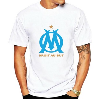 เสื้อยืดผ้าฝ้ายพิมพ์ลายขายดี เสื้อยืดแขนสั้นลําลอง พิมพ์ลาย Olympique DE Marseille คุณภาพสูง สําหรับผู้ชาย (1)