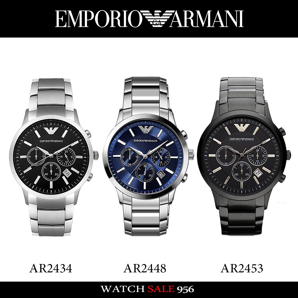 Emporio Armani  นาฬิกาข้อมือผู้ชาย รุ่น AR2434 / AR2448 / AR2453