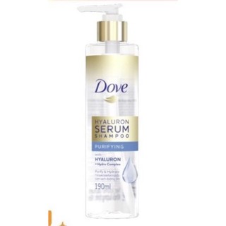 แชมพูสระผม Dove Restoring  Hyaluron Serum shampoo โดฟ รีสโตร์ริ่ง ไฮยาลูรอน เซรั่ม แชมพู.