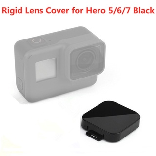 ฝาครอบเลนส์พลาสติก สีดํา สําหรับ GoPro Hero 5 Hero 6 Hero 7