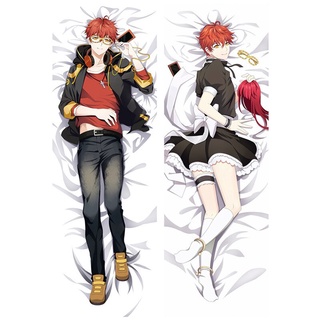 พร้อมส่ง Amellor Life-Size ปลอกหมอน ลายอนิเมะ Game Mystic Messenger 707 Luciel Choi สองด้าน 150*50 ซม.