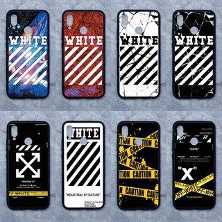 เคส Huawei  P20 lite / Nova 3E ใช้เคสเดียวกัน  ลาย WHITE  ขอบนิ่มหลังแข็ง เคสมือถือ เคสโทรศัพท์ Case