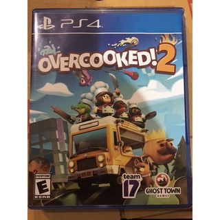 Overcooked 2 PS4 มือสอง แผ่นใส เล่น 1-4 คน