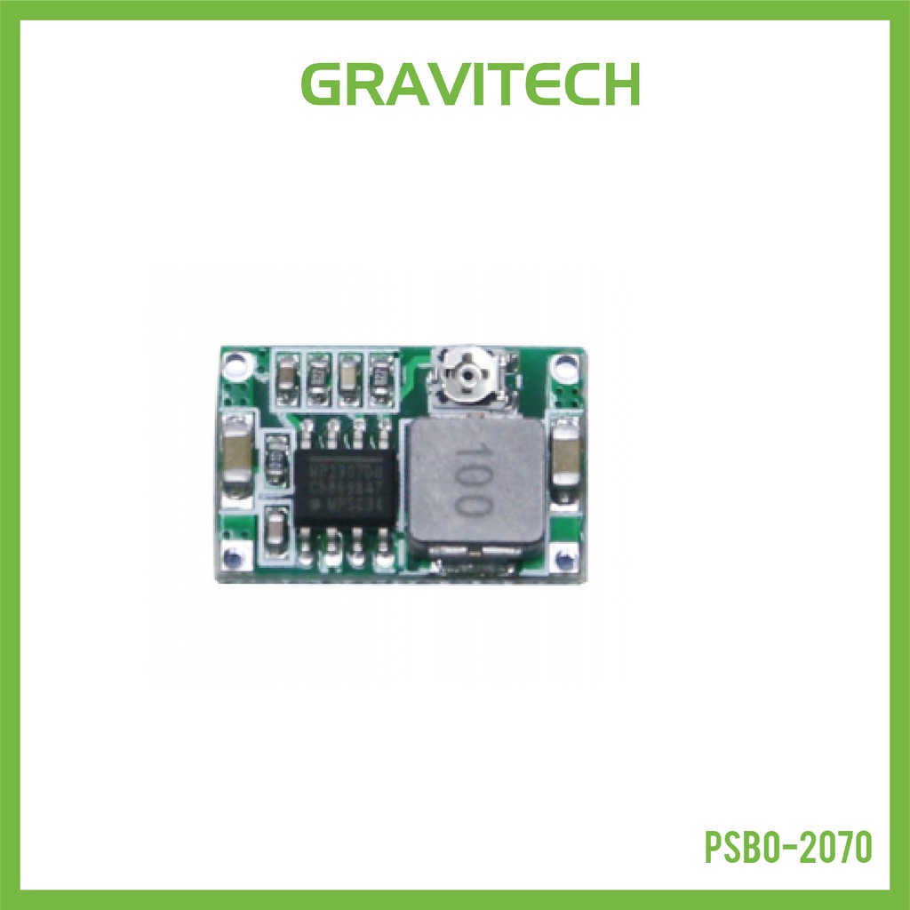 [Gravitechthai]Adjustable DC-DC Buck Step Down Regulator VIN: 4.75V-23V to VOUT: 1V-17V HK-MINI-360 