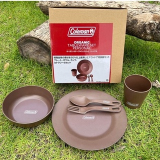 Coleman jp Organic Tableware set Personal ชุดจานพร้อมช้อน