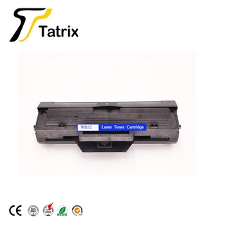 Tatrix W1112A W1112 Premium Compatible Laser Black Toner Cartridge for HP Laser 108a/108w/MFP 136a etc. W1112A toner car