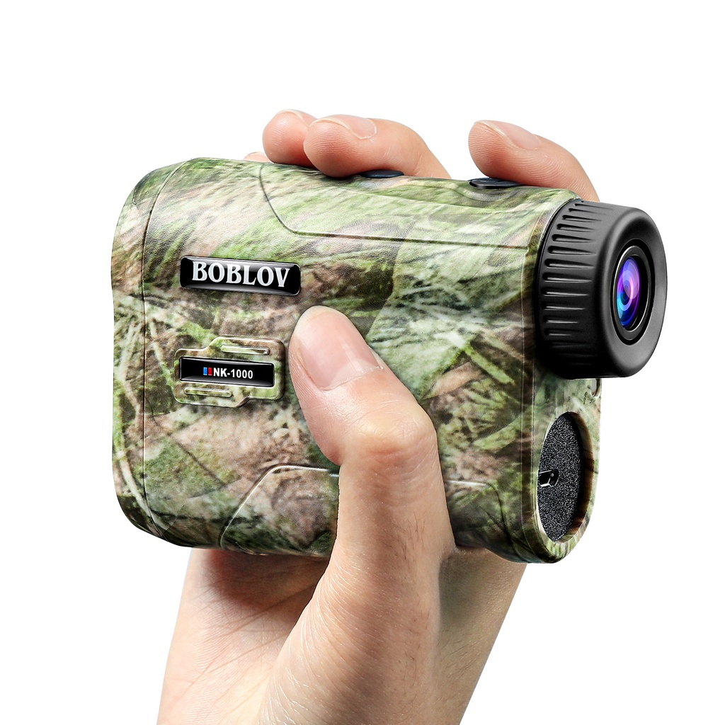 Boblov NK-1000 เรนจ์ไฟกันน้ํา 6.5X ขยาย Flag-locking Range Finder สําหรับวัดระยะทางกอล์ฟ