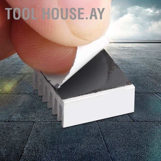 【Tool House.ay】ชุดฮีทซิงค์ระบายความร้อนอลูมิเนียมขนาดเล็ก 14X14X6 มม. 12 ชิ้น