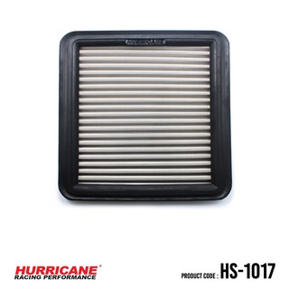 HURRICANE กรองอากาศสแตน , ผ้าแดง Mitsubishi ( Pajero , Triton )  Nissan Navara HS-1017