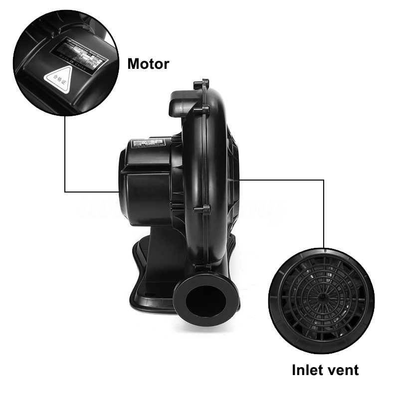 พัดลมเป่าลมเทอร์โบ 950w ปั๊มลมไฟฟ้า โต้ ปราสาทบ้านเต็นท์ โฆษณารูปแบบอากาศคลื่นพัดลมพองตุ๊กตาการ์ตูน โฆษณารูปแบบอากาศคลื่นพัดลมตุ๊กตาการ์ตูนพองประตู วามพิมพ์ที่กำหนดเอง DIY - รูปที่ 5