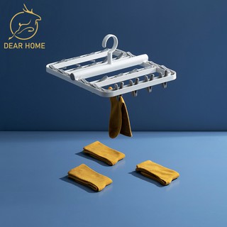 แหล่งขายและราคาDear Home ที่หนีบผ้า อเนกประสงค์ พับได้ ที่หนีบถุงเท้า ที่หนีบผ้าเช็ดหน้า ที่ตากผ้า แบบหนีบอาจถูกใจคุณ