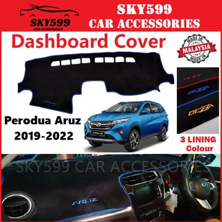 Perodua Aruz 2019-2023 แผ่นแดชบอร์ด กันลื่น คุณภาพสูง