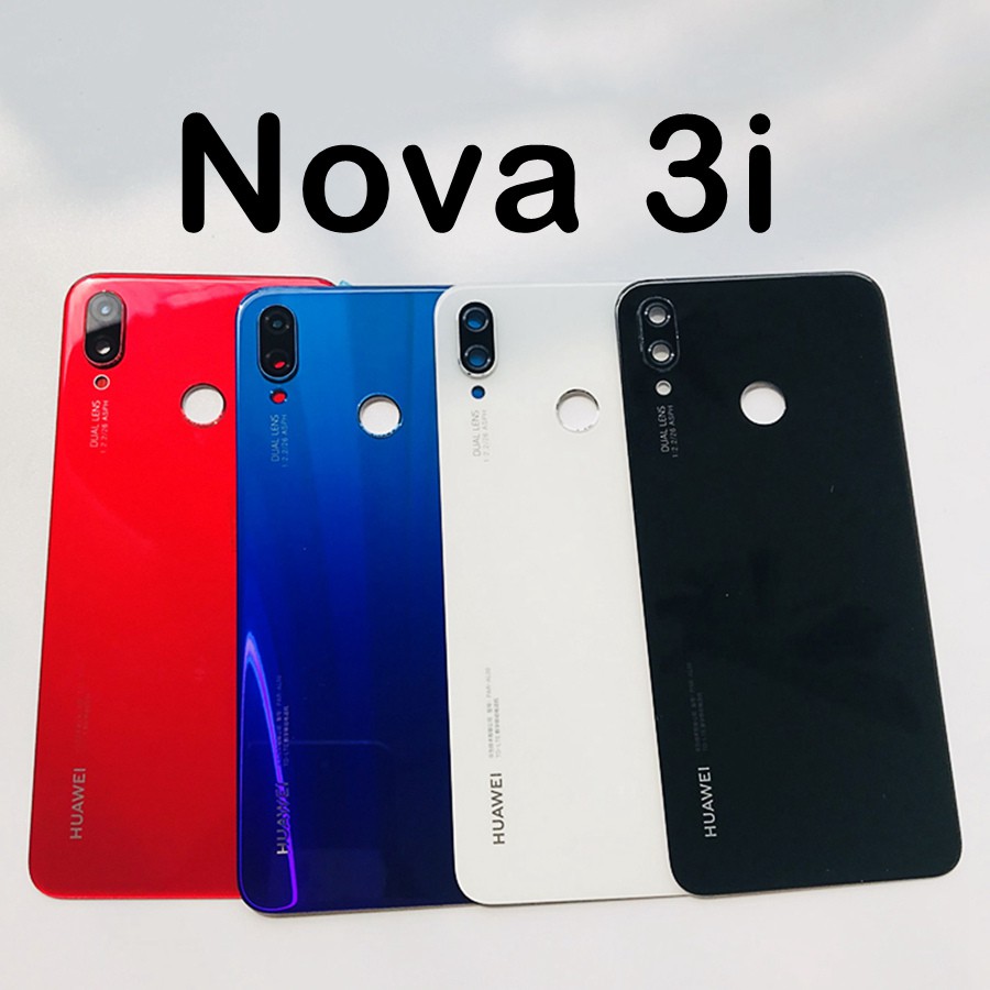 สําหรับ Huawei nova 3i / P Smart Plus (2018) ฝาครอบแบตเตอรี่ ด้านหลัง แชสซี เคสด้านหลัง เปลี่ยนได้